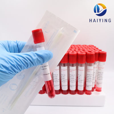 การเก็บตัวอย่างเลือด 10ml ขวดการทดสอบไวรัสไข้หวัดใหญ่